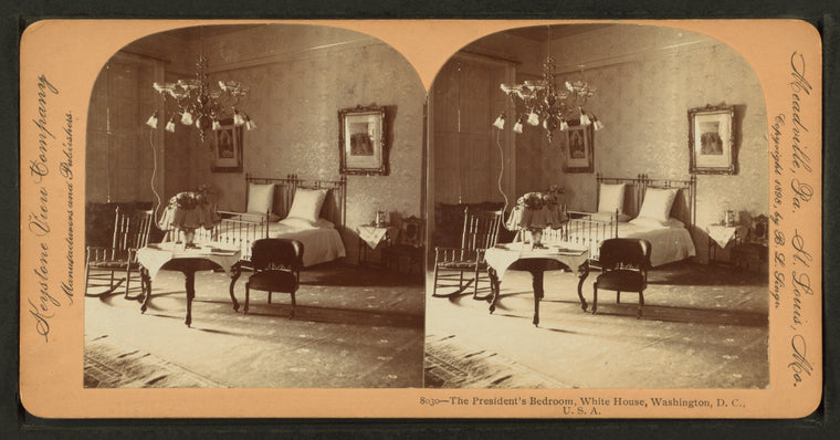 The President's bedroom, White House, Washington, D.C., U.S.A.