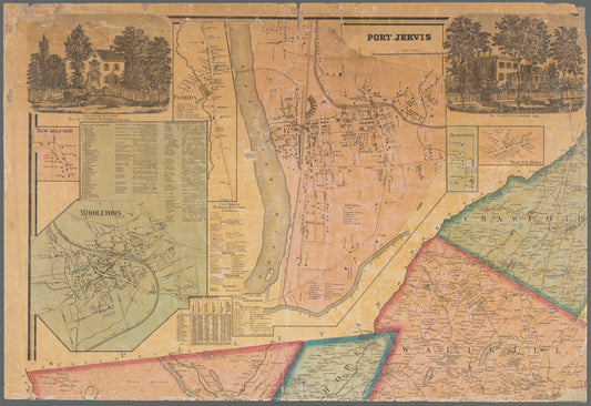 Map of Orange and Rockland Cos., New York: from actual surveys