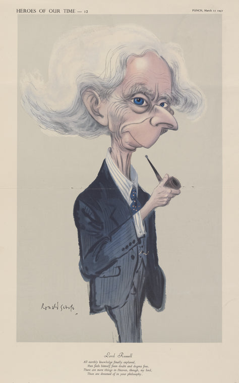 Lord Russell.  All earthly knowledge finally explored, Man feels himself from doubt and dogma free. There are more things in Heaven, though, my lord, Than are dreamed of in your philosophy