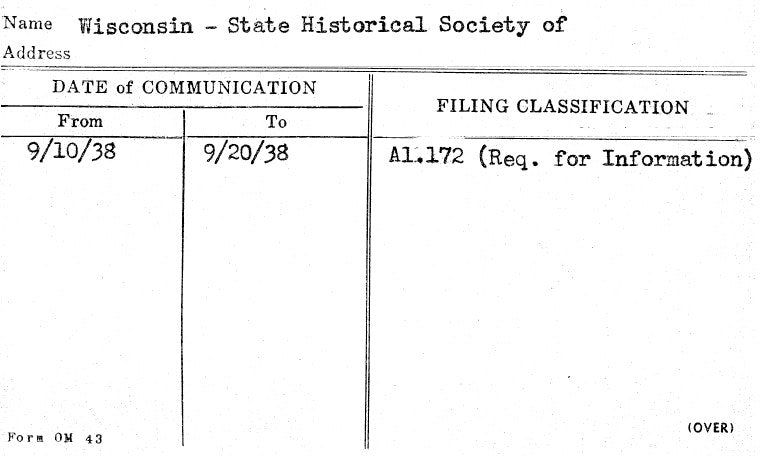 Wisconsin - State Historical Society of