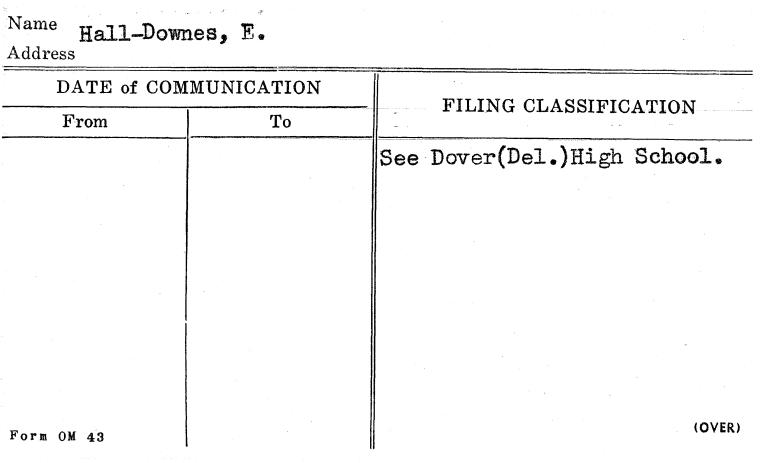 Hall-Downes, E.