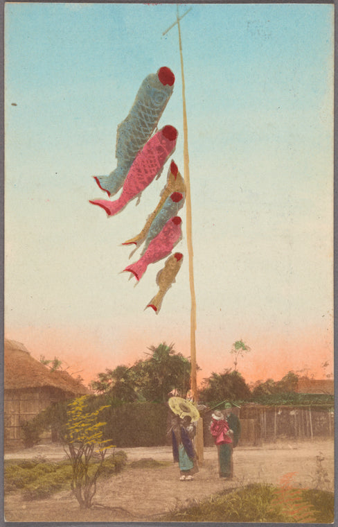 Koinobori, or carp streamers.