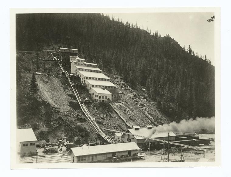 A concentrating mill in California.