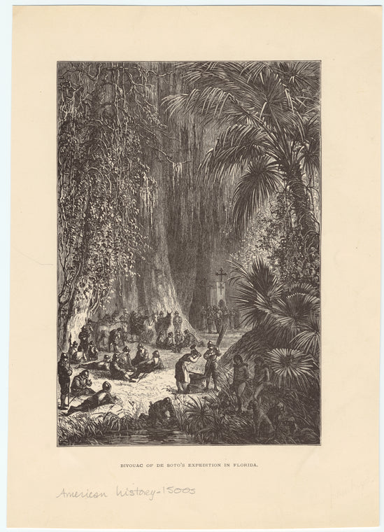 Bivouac of de Soto's expedition in Florida
