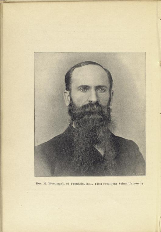 Rev. H. Woodsmall, of Franklin, Ind., First President Selma University