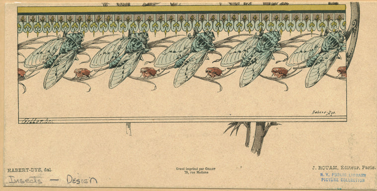 Flies and other insects in design