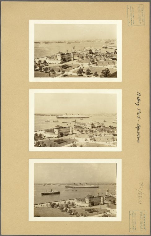 Manhattan: Battery Park - Aquarium.