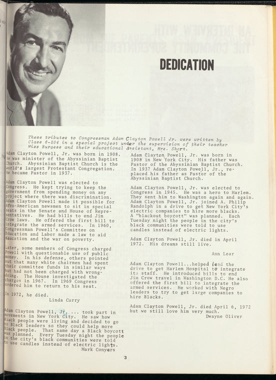 The Wadleigh Way: 1972