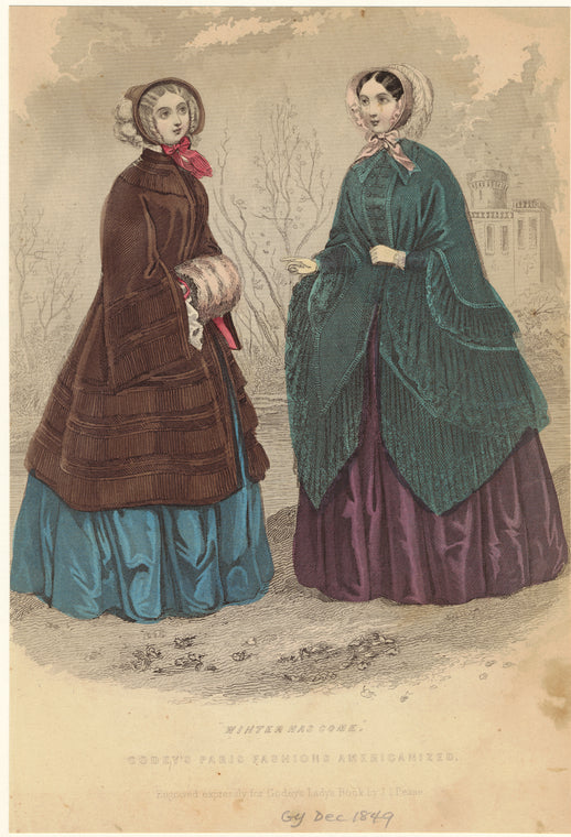 Godey's Paris fashions Americanized