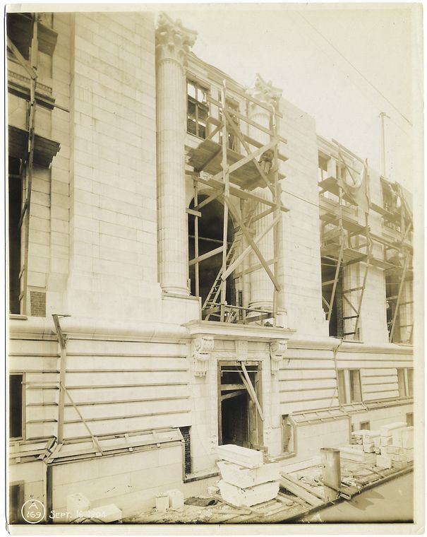 Exterior marble work : Forty-second street entrance