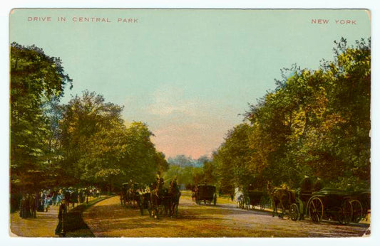 Drive in Central Park.  New York