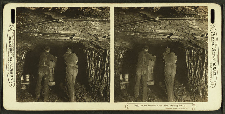 In the tunnel of a coal mine, Pittsburg, Penn'a.