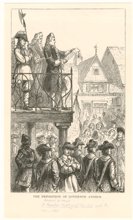 The deposition of Governor Andros