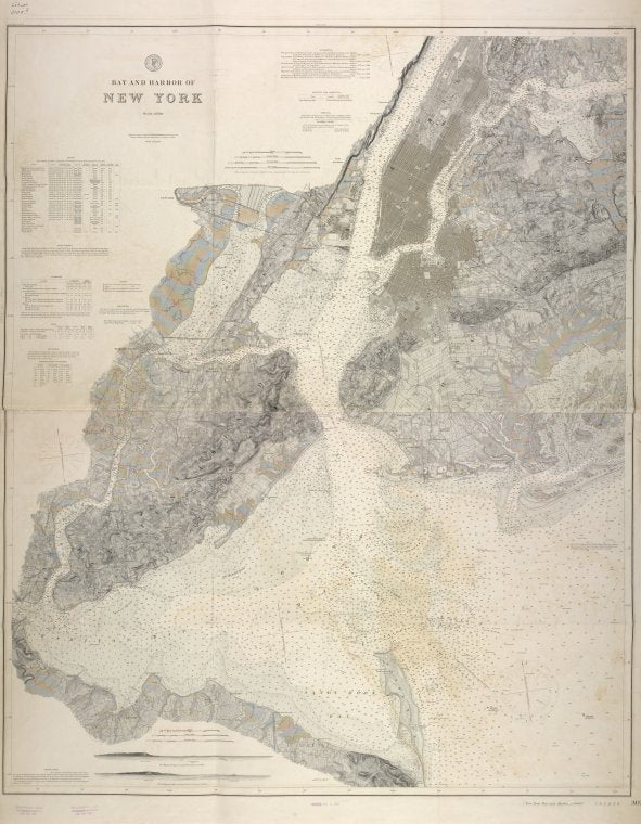 Bay and harbor of New York