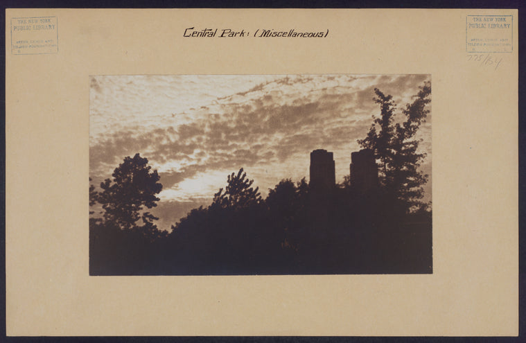 Manhattan: Central Park - Miscellaneous [clouds formation].