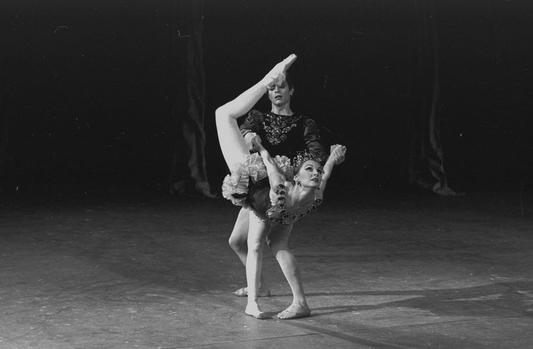 New York City Ballet production of "Jewels" ("Rubies") with Edward Villella and Patricia McBride, choreography by George Balanchine (New York)