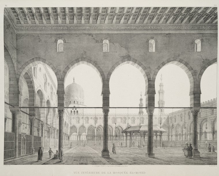 Vue intérieure de la Mosquée El-Moyed