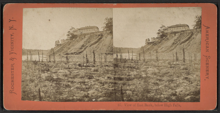 View of East Bank, below High Falls.