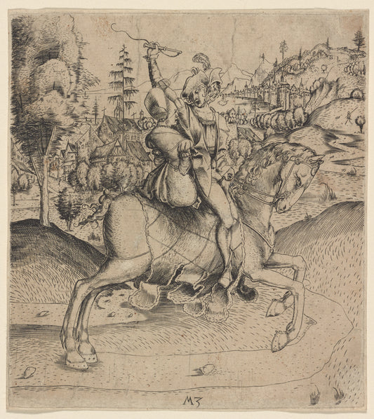 Knight and Lady on Horseback