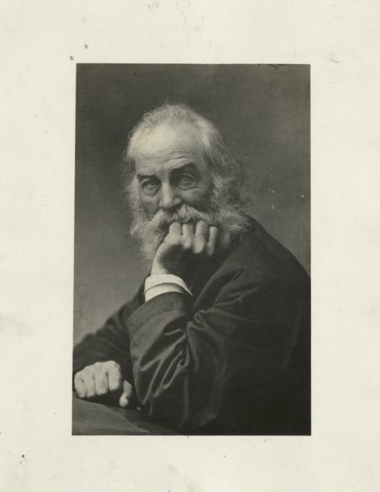 Walt Whitman, in Brooklyn, age 57 (1876)