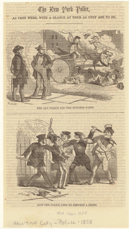 The New York police, as they were, with a glance at them as they are to be