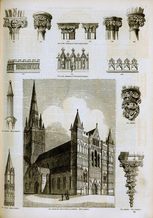 Early English architecture and architectural ornamentation