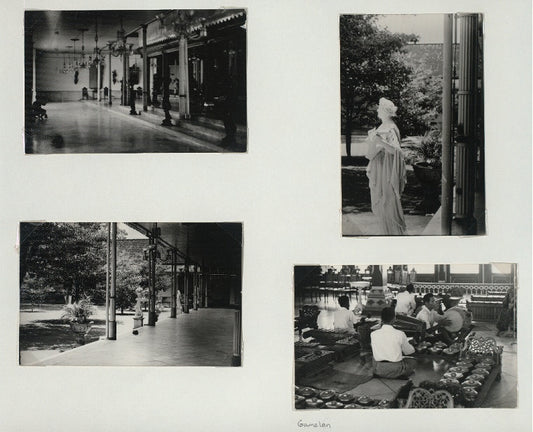 Views of the palace ; Gamelan