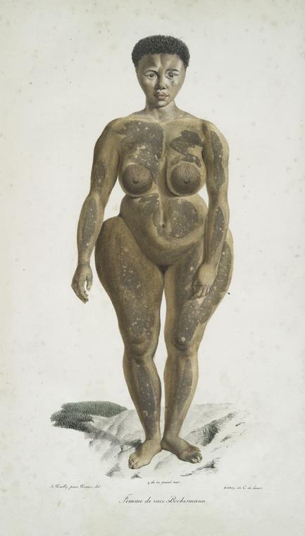 [Espèce humaine] Femme de race Bochismann, [de face]