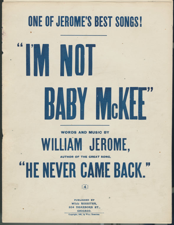 I'm not baby McKee