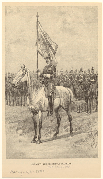 Cavalry : The regimental standard