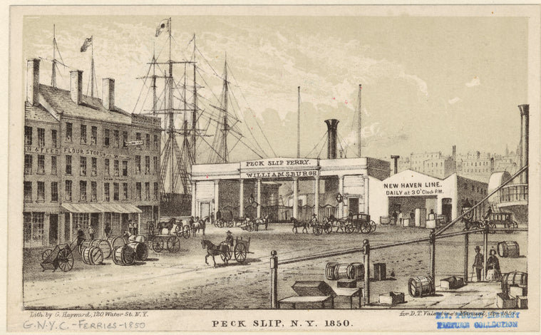 Peck Slip, N.Y., 1850