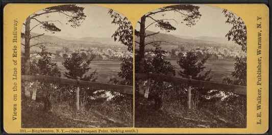 Binghamton, N.Y., from Prospect Point, looking south.