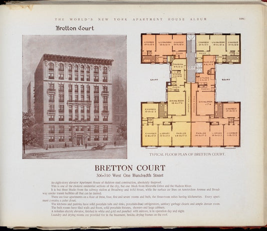 Bretton Court. 306-310 West One Hundredth Street.