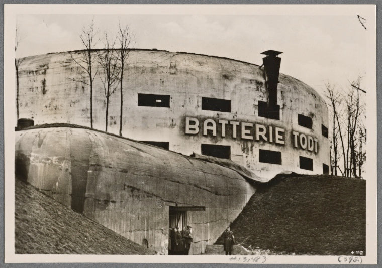 Battery Todt on the Channel coast.  One of the heaviest long-distance batteries was given the name of its builder.