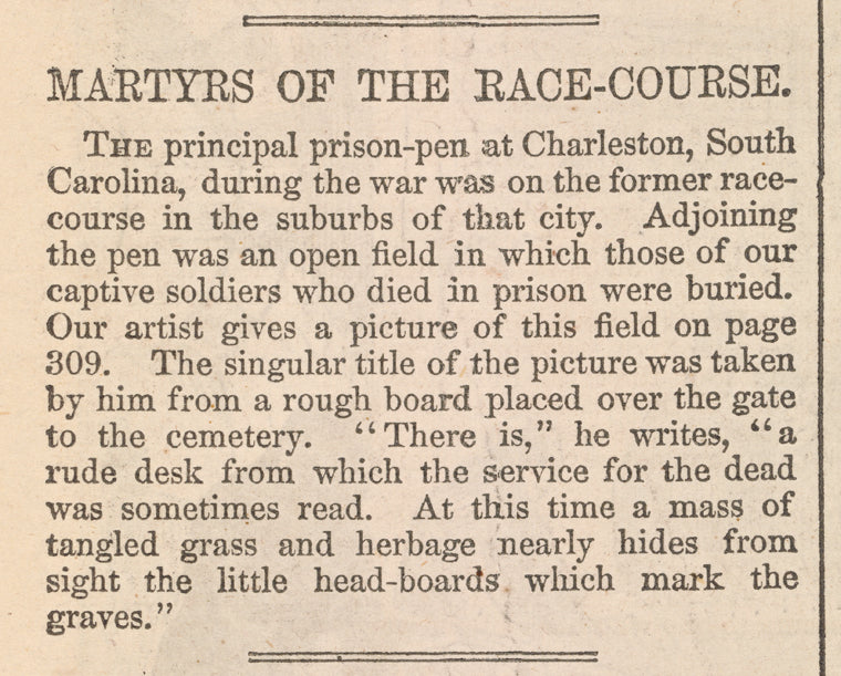Martyrs of the race-course