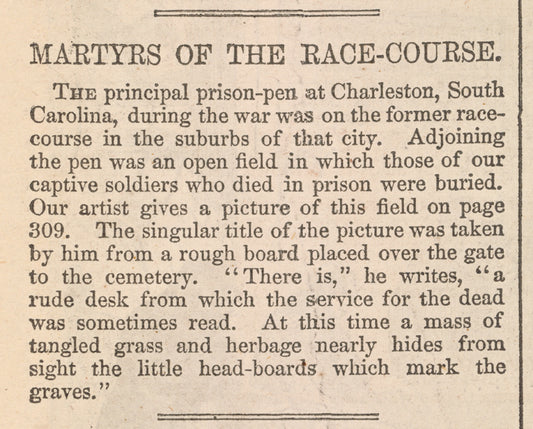 Martyrs of the race-course