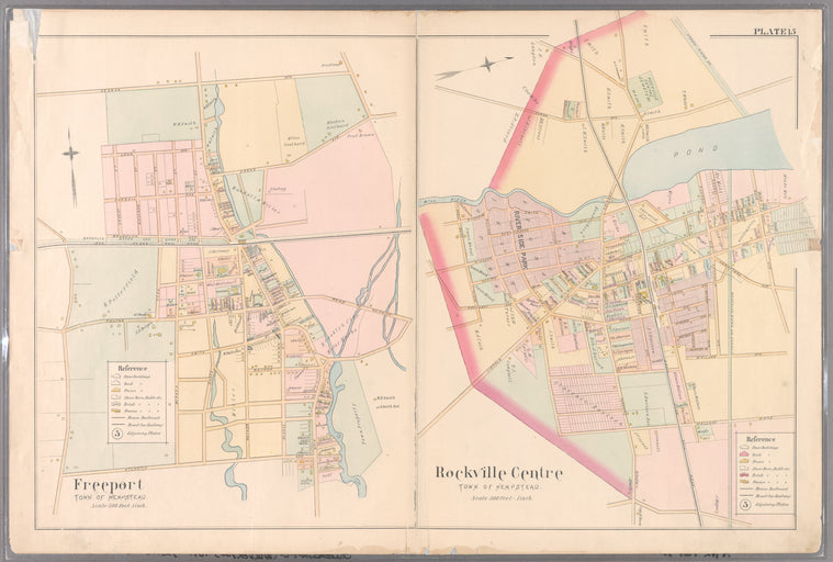 Plate 15: Freeport, Town of Hempstead - Rockville Centre, Town of Hempstead.