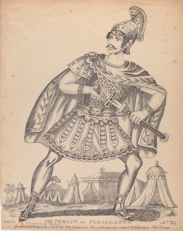 Mr. Phelps as Coriolanus