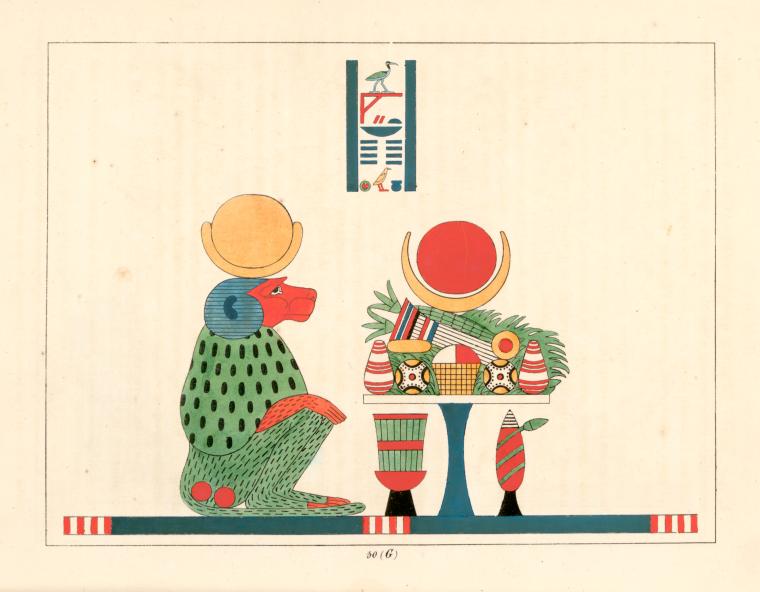 Thoth, le second Hermès identifié avec la Lune.