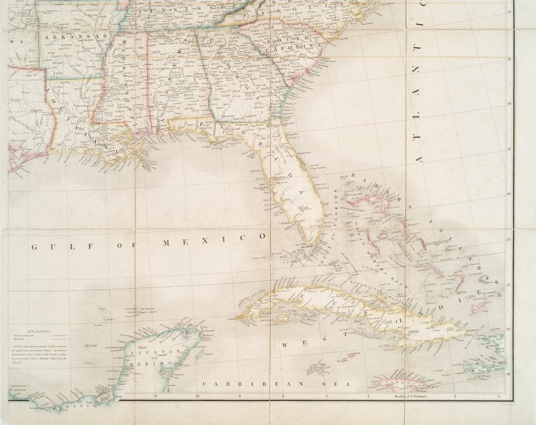 Map of the United States of North America : with parts of the adjacent countries