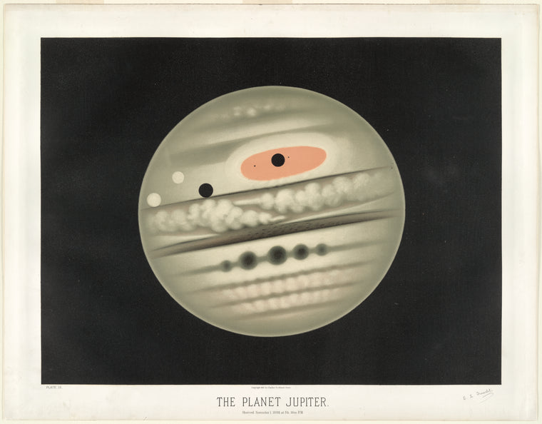 The planet Jupiter: Observed November 1, 1880, at 9h. 30m. P.M.