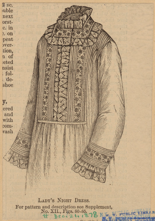 Lady's night dress
