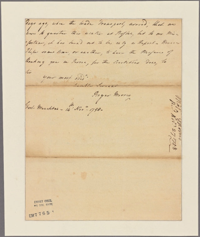 Letter to -- --