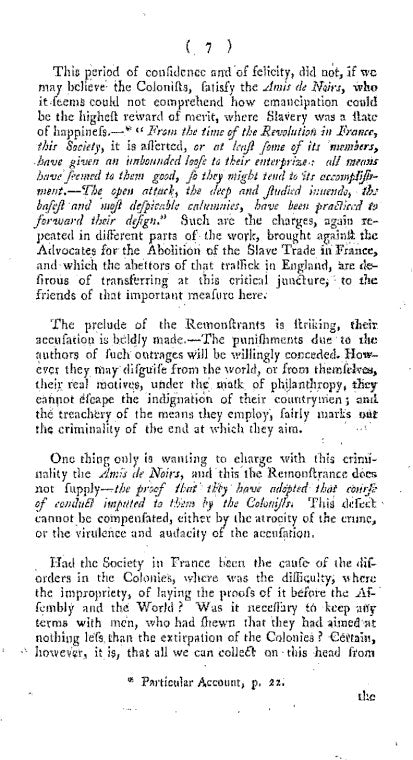 An inquiry into the causes of the insurrection of the Negroes in the island of St. Domingo : to which are added, observations of M. Garran-Coulon on the same subject, read in his absence by M. Guadet, before the National Assembly, 29th Feb. 1792