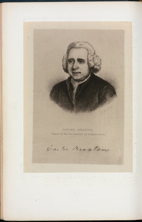 Carter Braxton, signer of the Declaration of Independence.