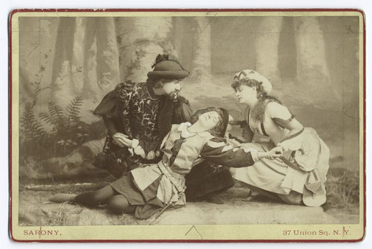 Ada Rehan, center, as Rosalind in "As You Like It"