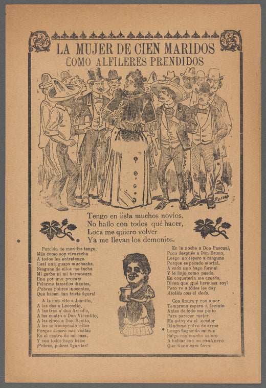 La Mujer de Cien Maridos Como Alfileres Prendidos
