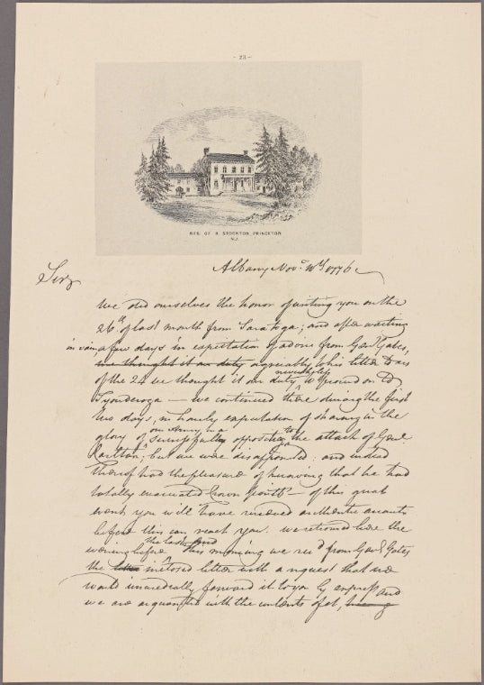 Letter to the Congress of the United States [Philadelphia]