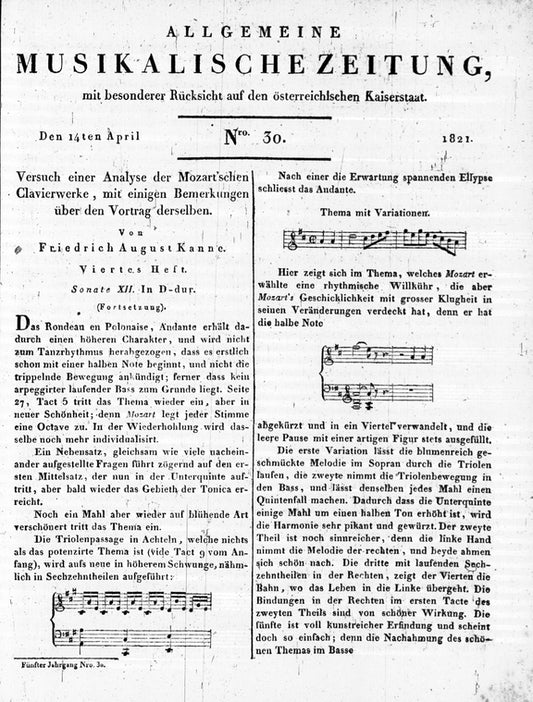 Allgemeine Musikalische Zeitung