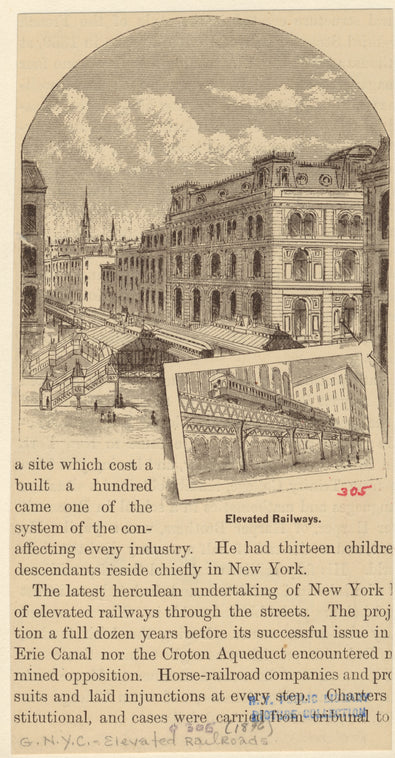 Elevated railways